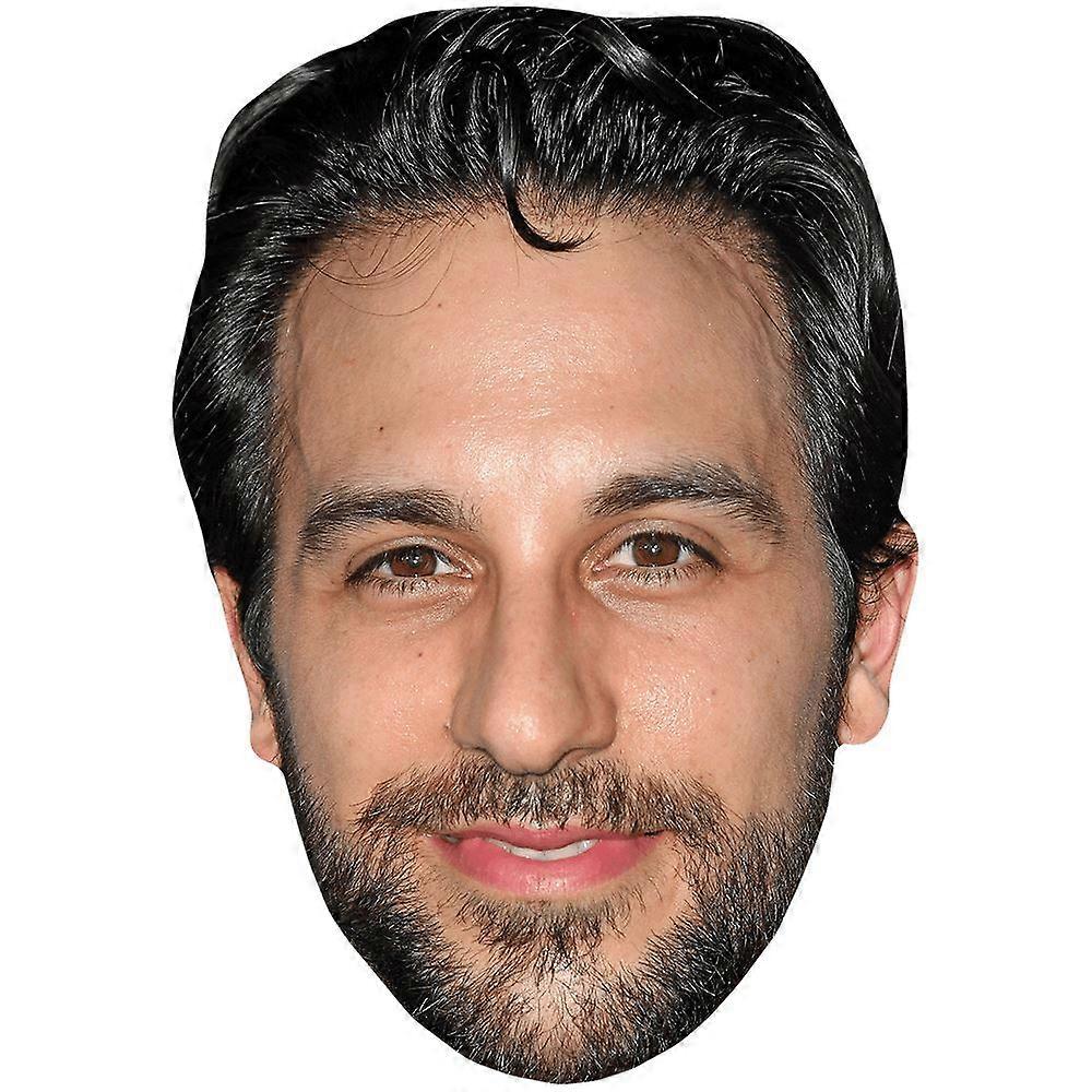 Deniz Akdeniz (Beard) Celebrity Mask, Flat Card Face