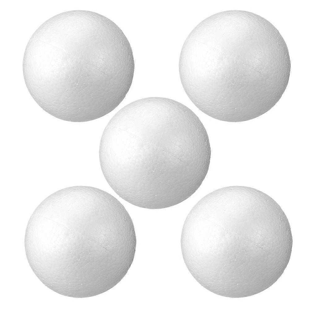 White Polystyrene Balls Craft Foam Spheres for Decoration 10Pcs Smooth