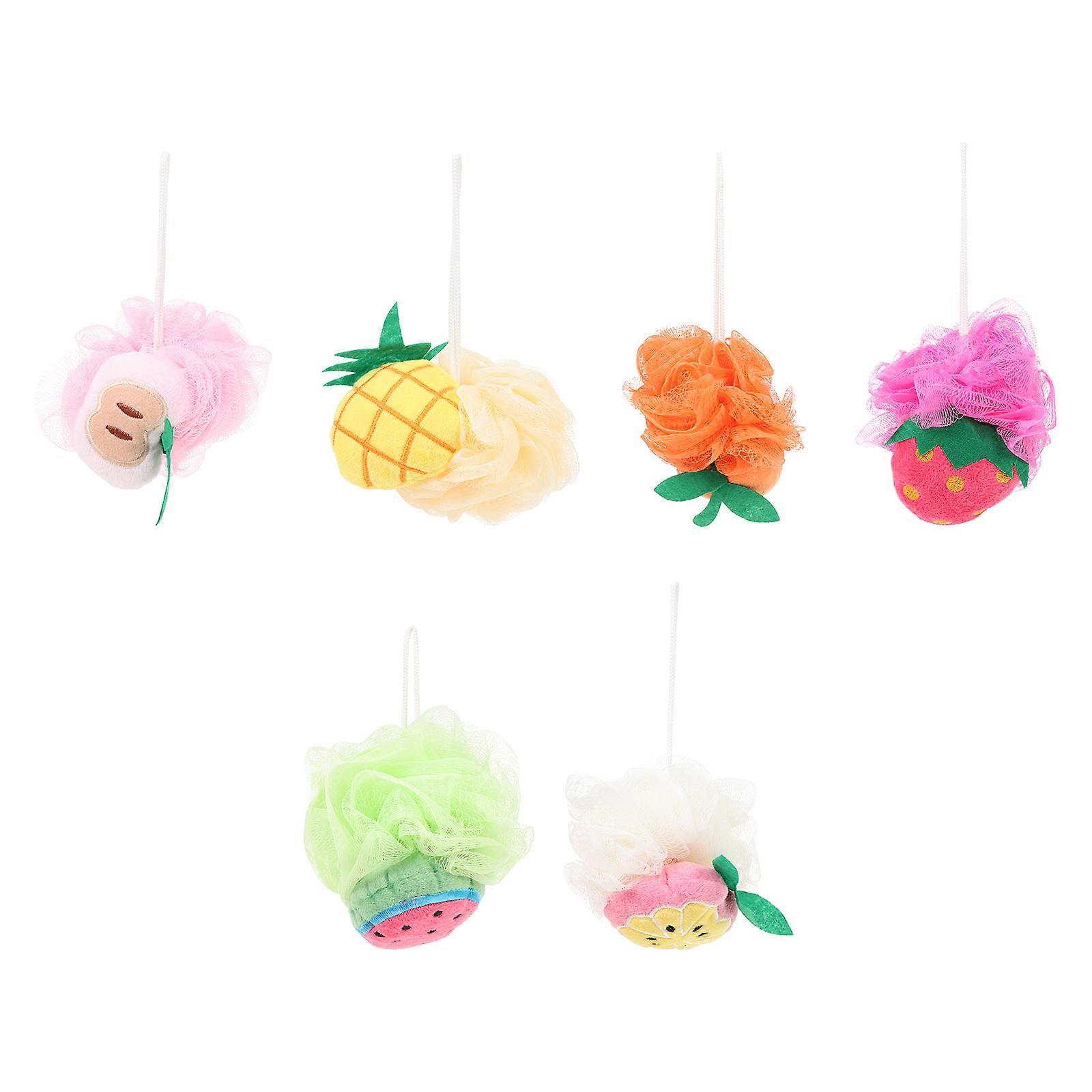 Bath Sponge Body Scrubbers for Skin Exfoliating 12Pcs Assorted Color Pe Material