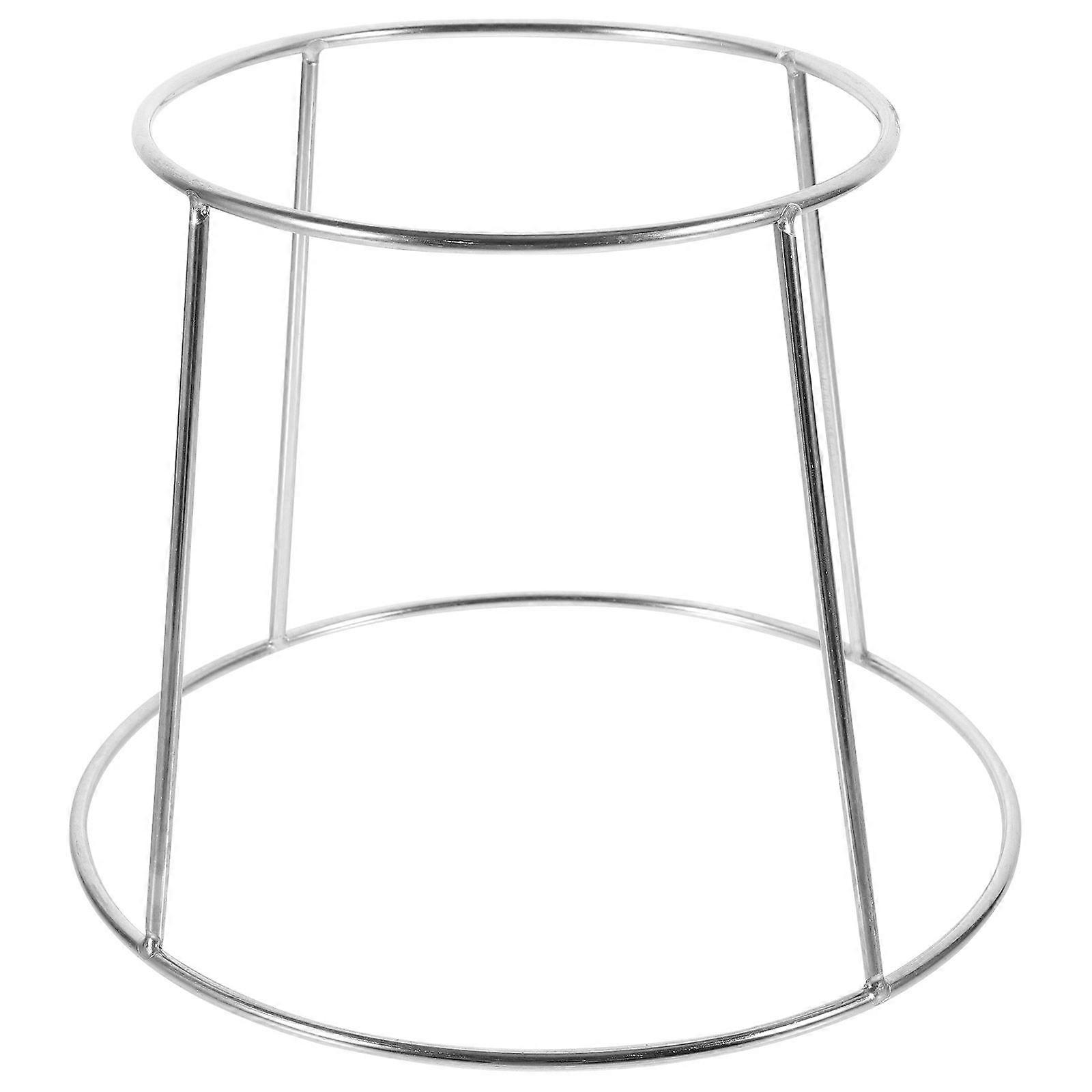 Rustfritt stål sjømat display stativ dobbel stativ holder stativ buffet serveringsbrett stativ