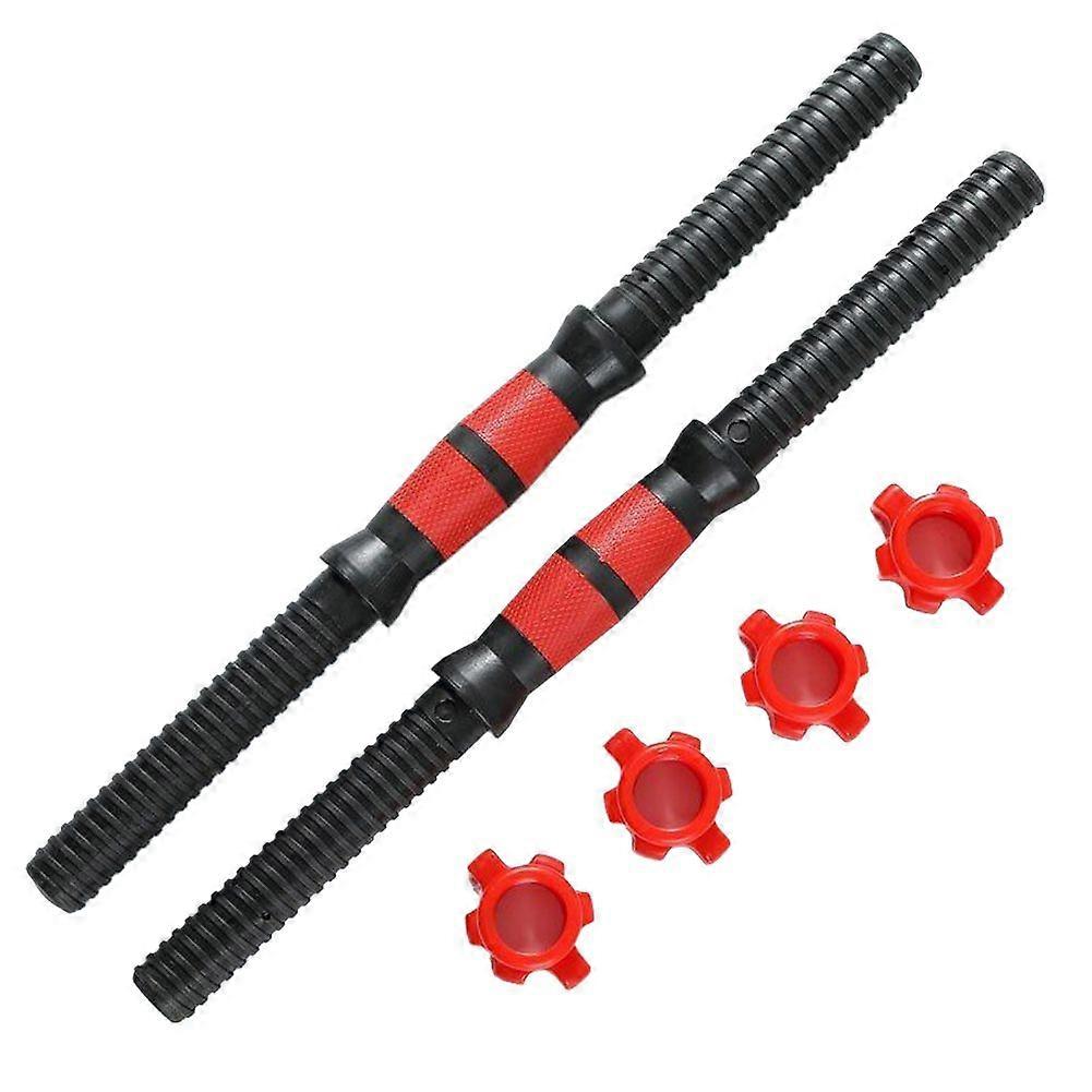 35cm Hantel Vevstake med halkfritt grepp Hantelstänger Universal skivstångshandtag viktsats för konditionsträning