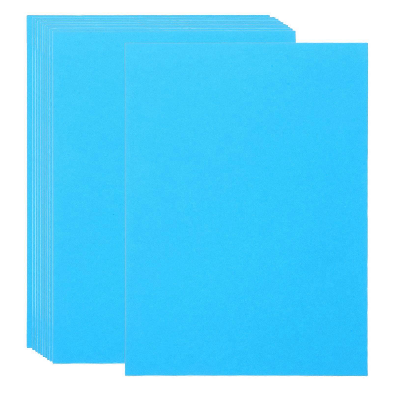 100pcs Colored Print Copy Paper A4 Origami Printer Paper 70g for Printing Document Copying Cutting DIY Art Craft Project Blue
