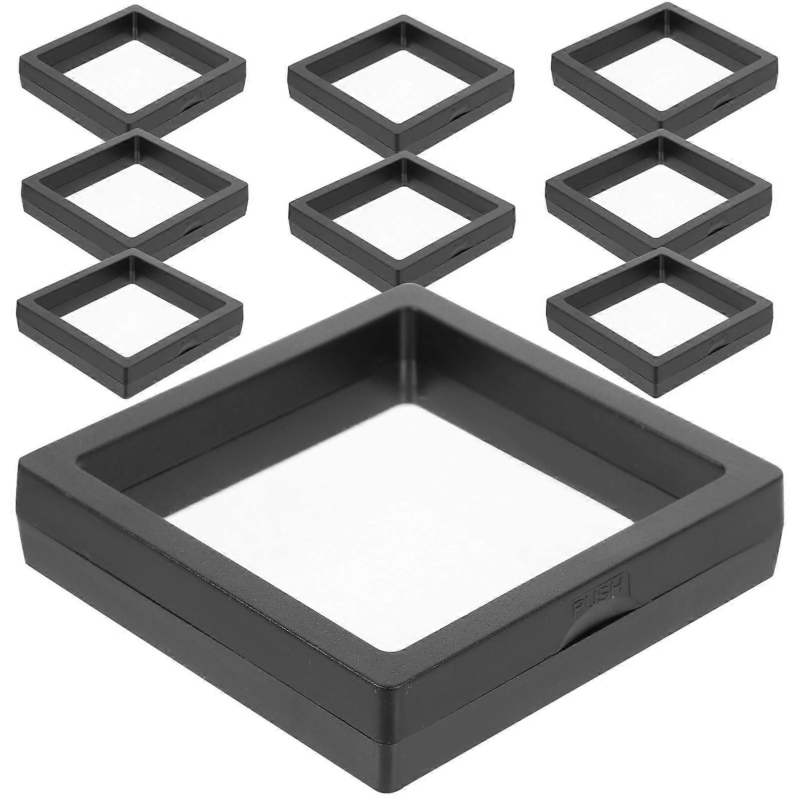 Floating Jewelry Frame Display Holder Stands for 24Pcs Collection