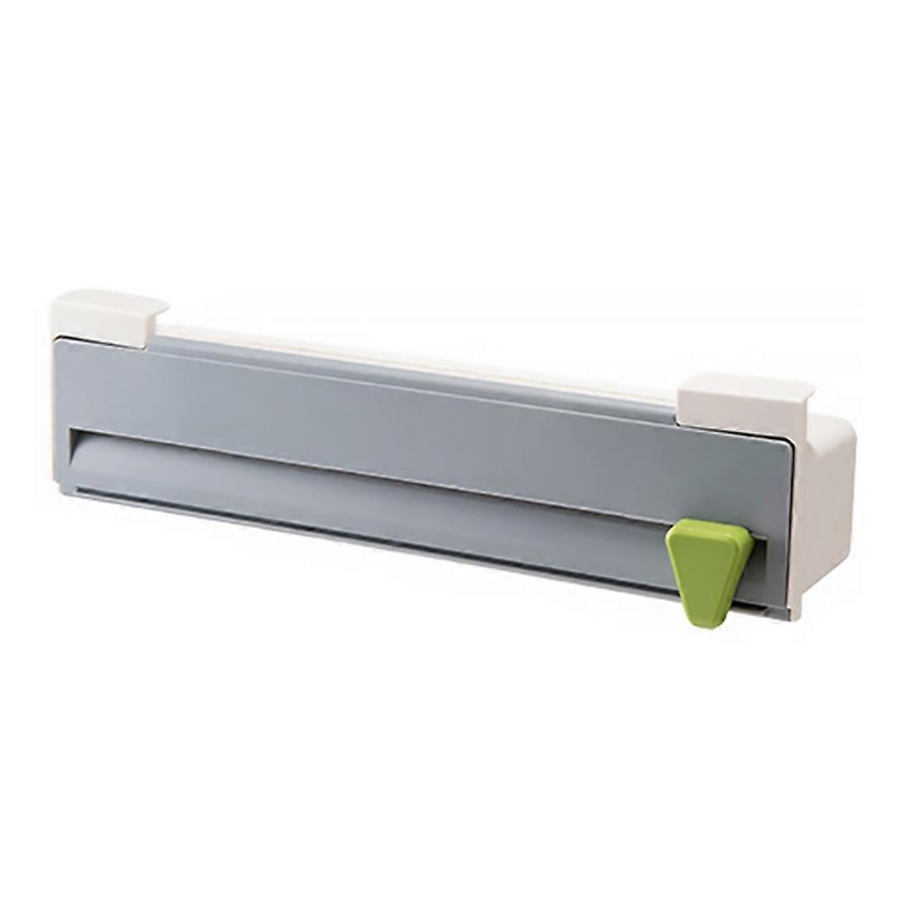 Self-Adhesive Cling Wrap Cutter for Kitchen Use with Cling Wrap Holder