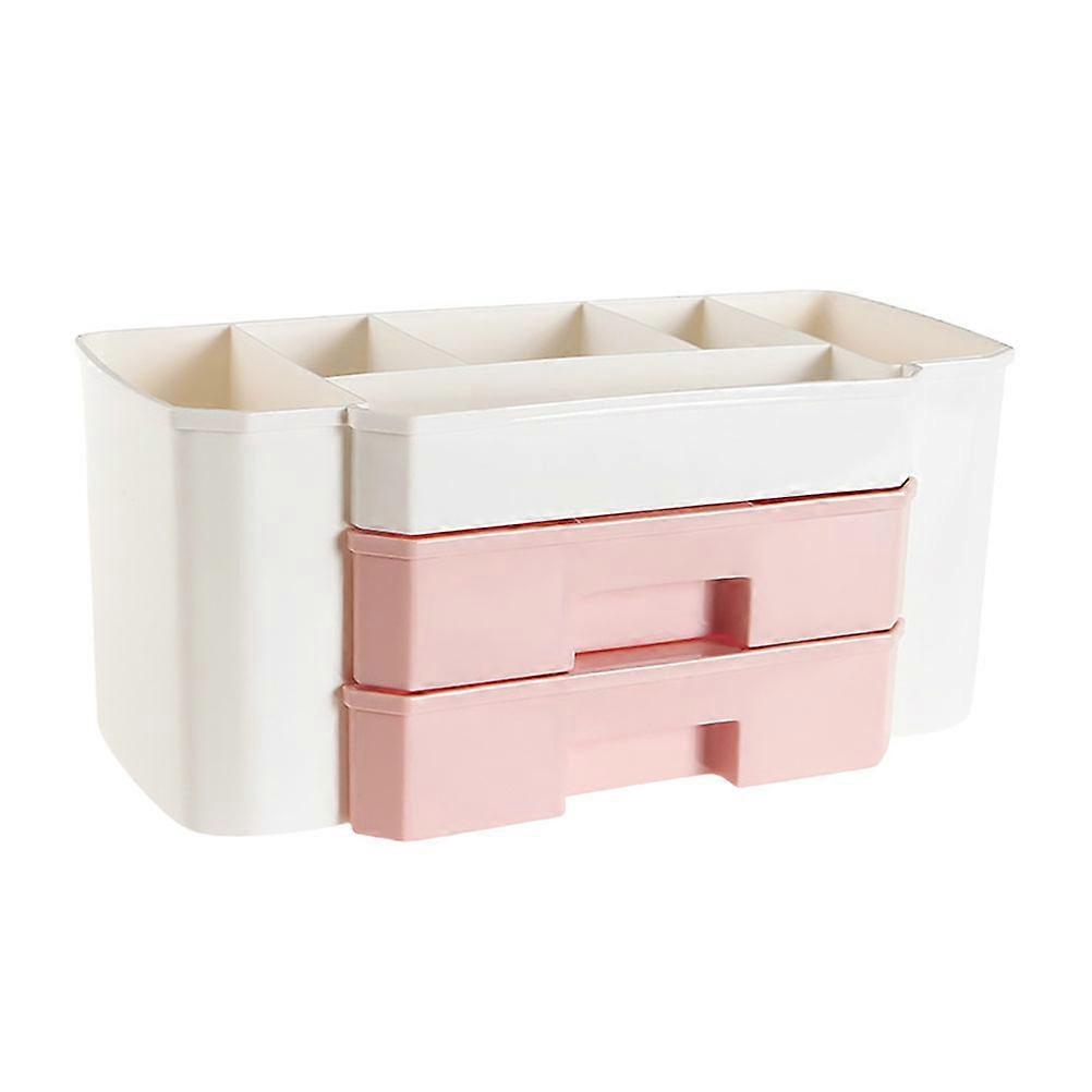 Jewelry Container Cosmetic Storage Case for Storage Use 1Pcs Pink