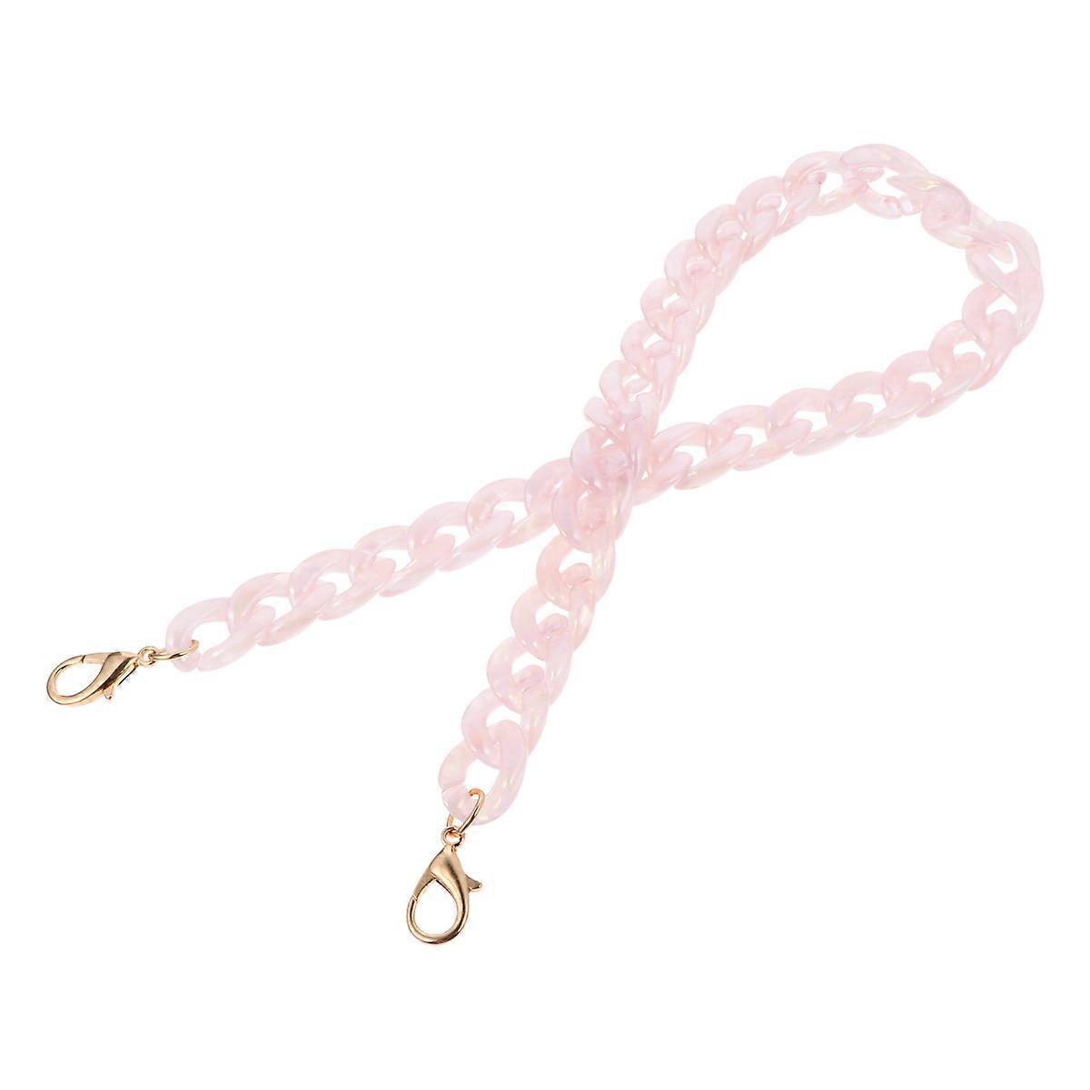 Handbag Strap Pink Versatile Bag Chain Replacement for 2Pcs