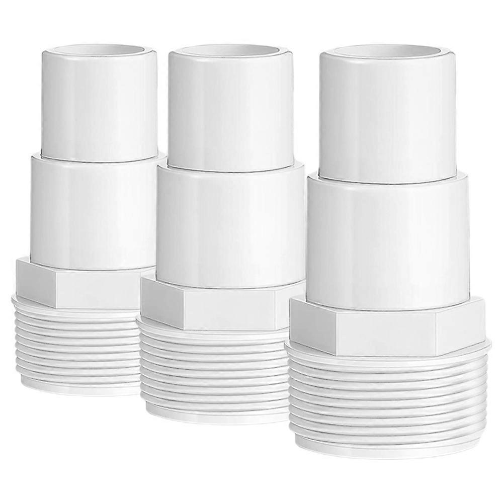 Cylindrical Pool Pump Hose Adapter For Skimmer Compatibility With Easy Installation And Reliable Performance 9Pcs