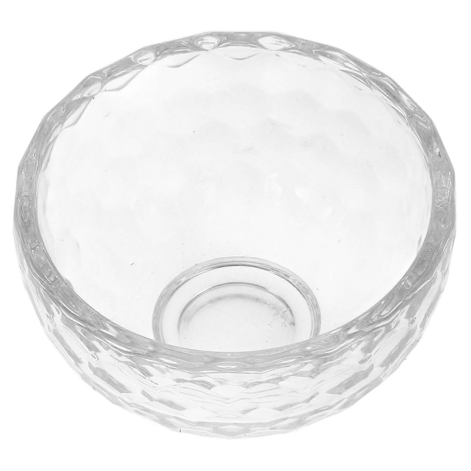 Mini Glass Bowls 4Pcs With Elegant Design For Kitchen Offering And Serving Use Transparent Color Featuring Round Shape