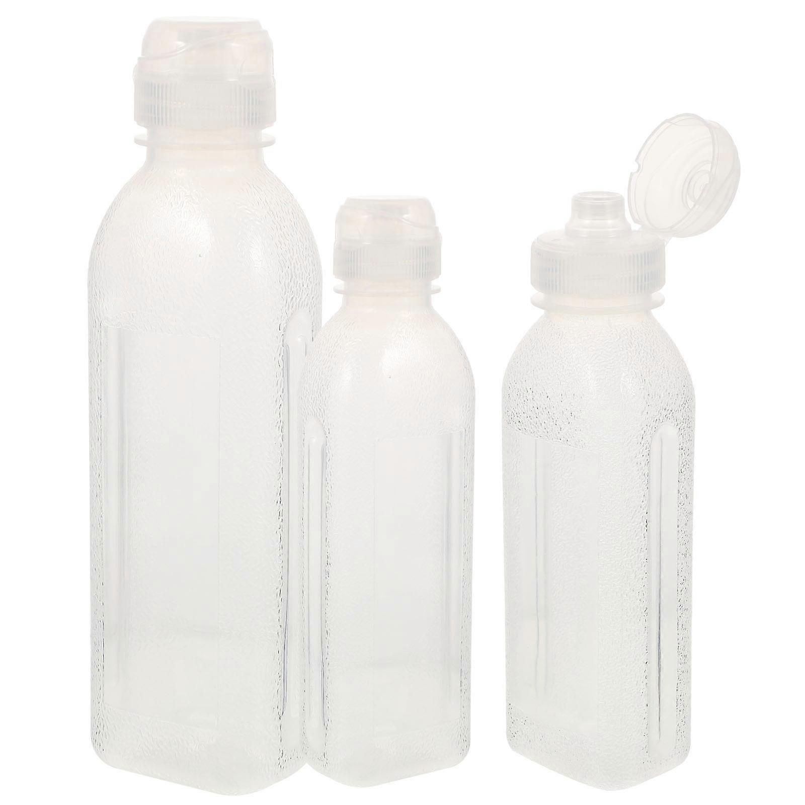 Condiment Squeeze Bottles 3Pcs Food Grade PP Material for Kitchen Use Suitable for BBQ Picnic Grilling