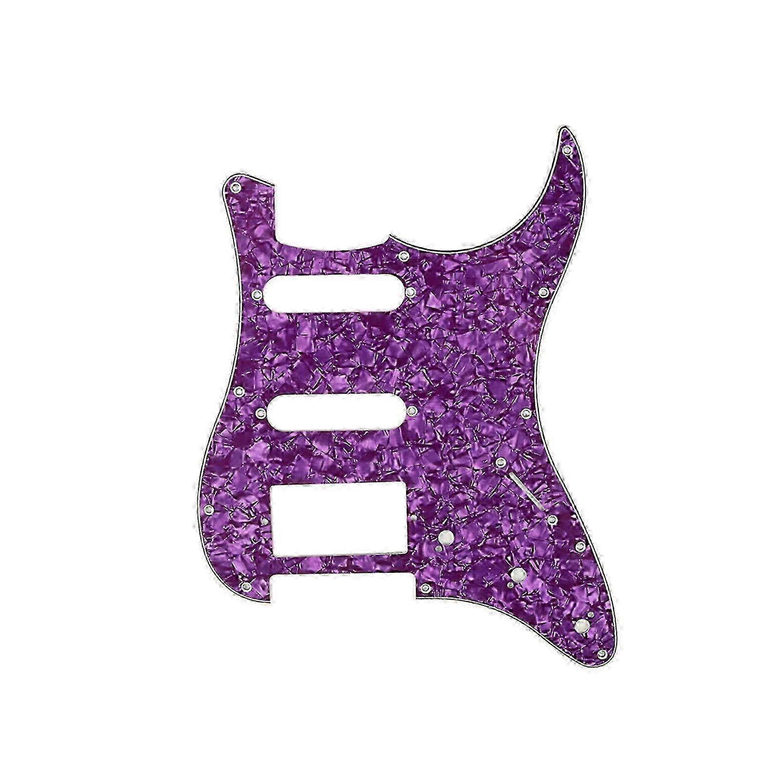 Multicolor 11Hole SSH Guitar Pickguard Scratch Plate Pro ST SQ elektrické kytary 3-vrstvé SSH kytarové Pickguard kytarové díly