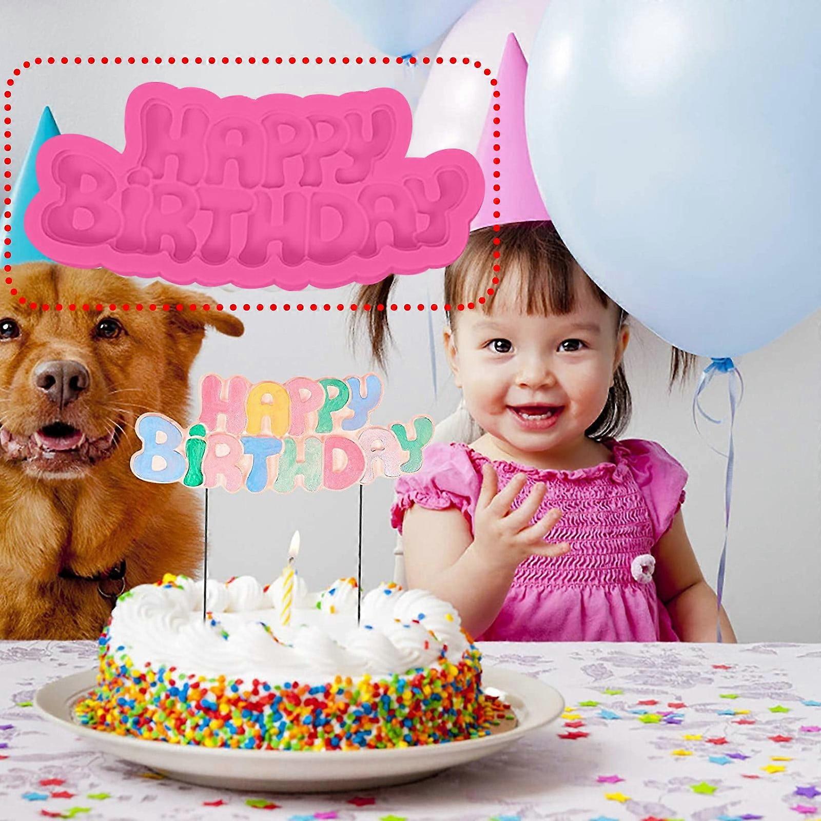 Qdahuk Happy Birthday Cake Letter And Number Chocolate Multicolor