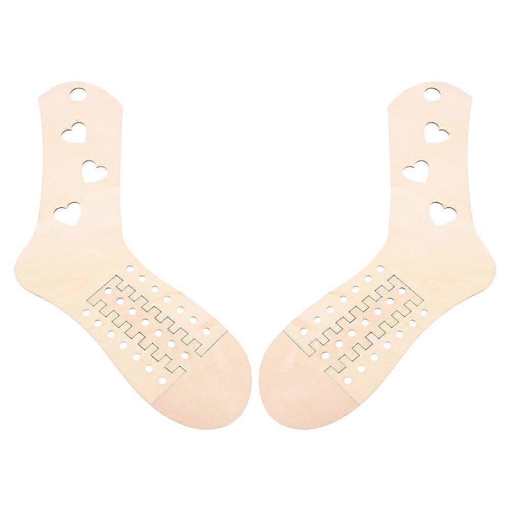 Wooden Sock Blockers for Knitting Adjustable Sock Blockers 10Pcs Set