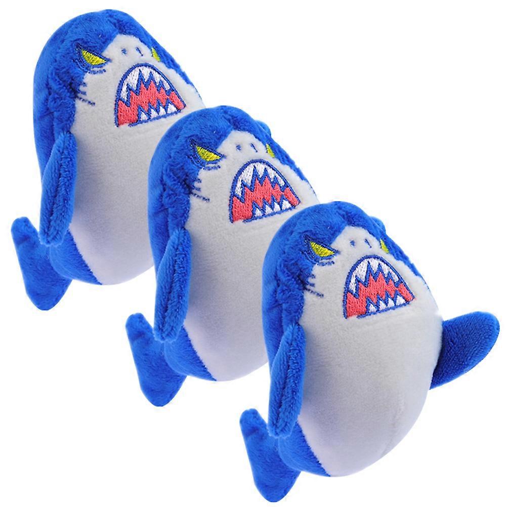 Stuffed Animal Plush Keychain Pendant Shark for Home 9Pcs