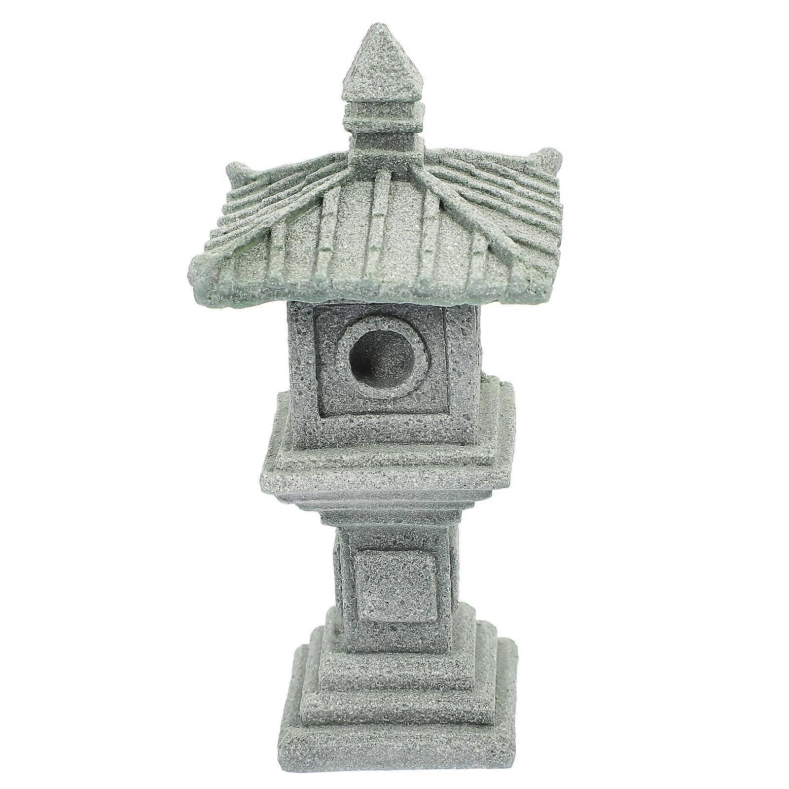 Home Decor Grey Stone Crafts for Bonsai Ornament 4Pcs Simulation Set