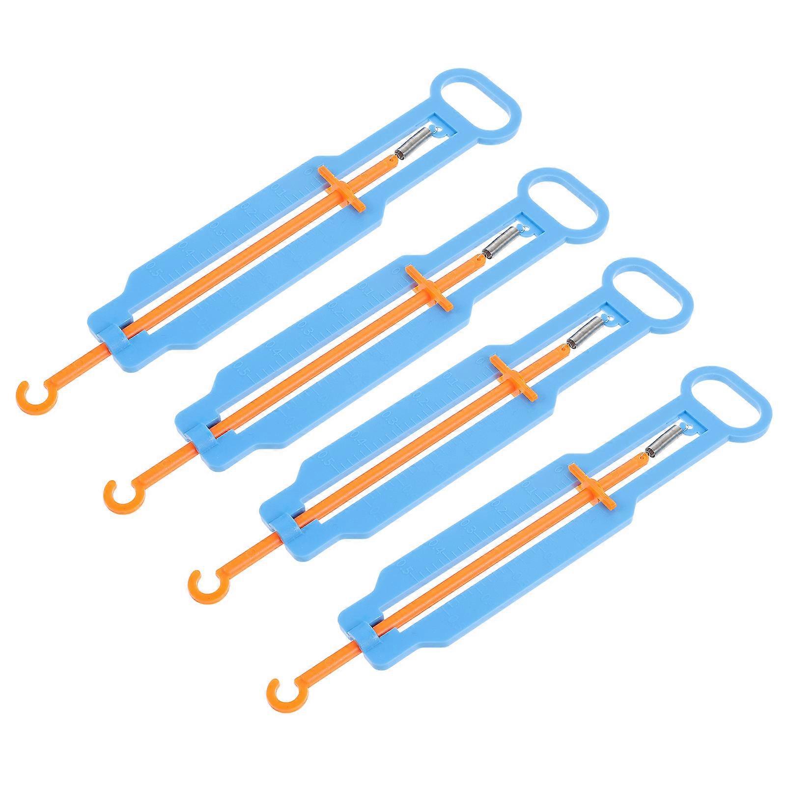 Spring Scale DIY Spring Balance Scale for Kids 8Sets Blue Plastic Educational Tool