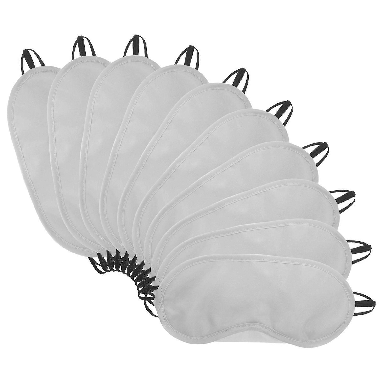 Lightproof Sleep Mask for Teens 100Pcs Grey Sleeping Eye Mask