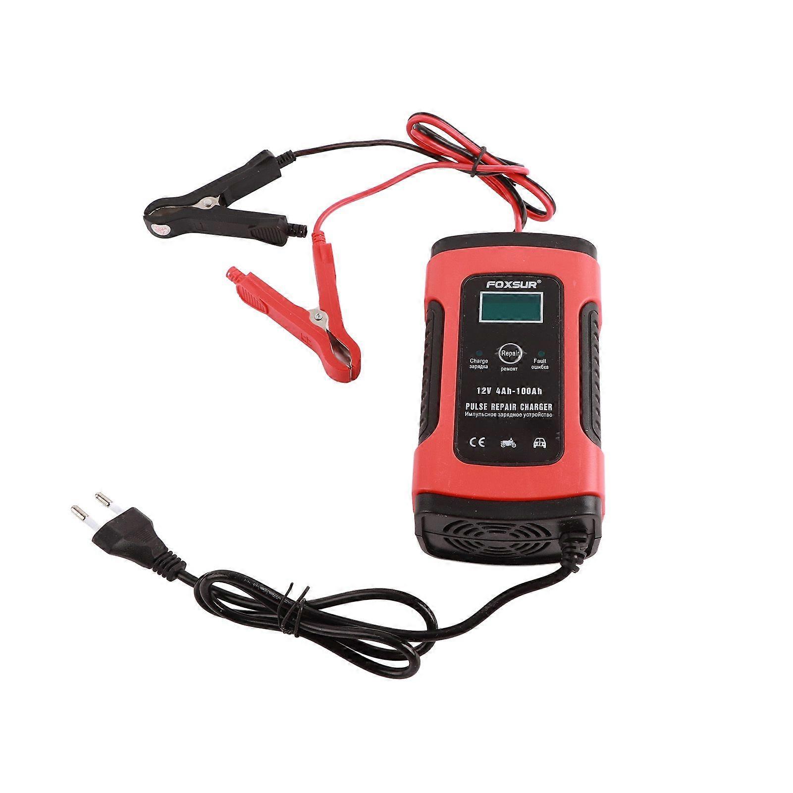 3 Stage Automatic Smart Battery Charger LCD Display Multifunctional Charger for Electric Vehicles