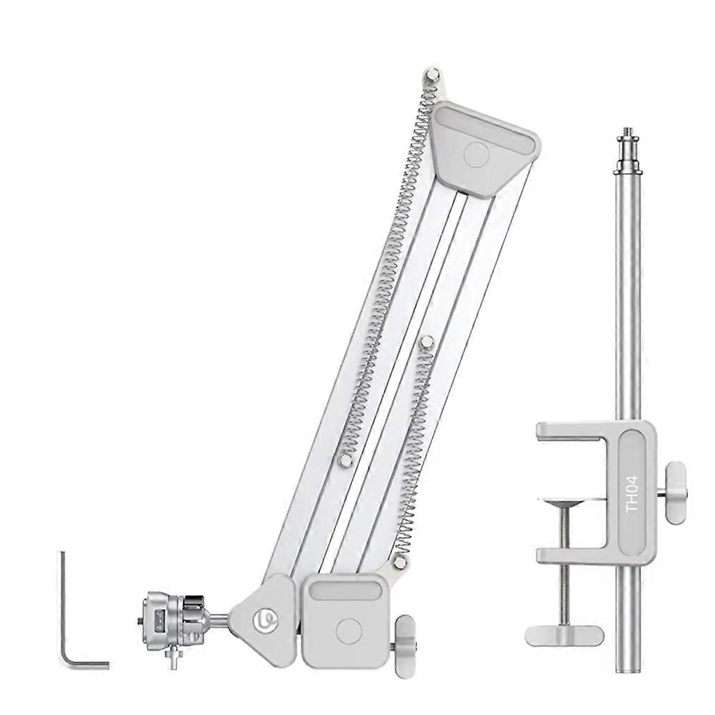 Ulanzi TH04 Overhead Camera Mount with Detachable C-Clamp Compatible with Uka F38 Arca for Cameras, Microphones, Softboxes White