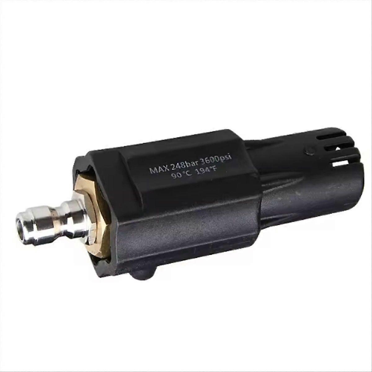 3600PSI Turbo Nozzle, 360 Rotating, Stainless Steel Body, Ceramic Core, High Pressure Quick Connec