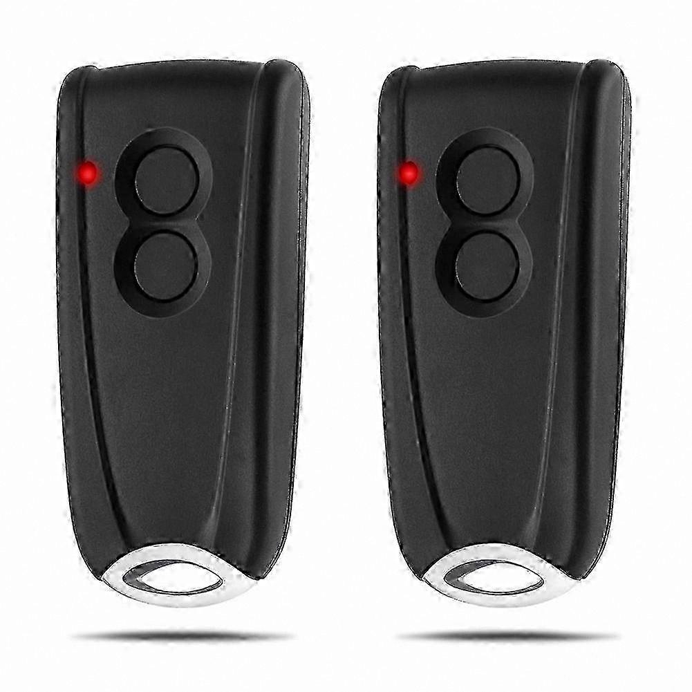 433MHz Universal Garage Door Remote Control, 2 Pack-Compatible with Multi-Brand Transmitters/Gate Systems