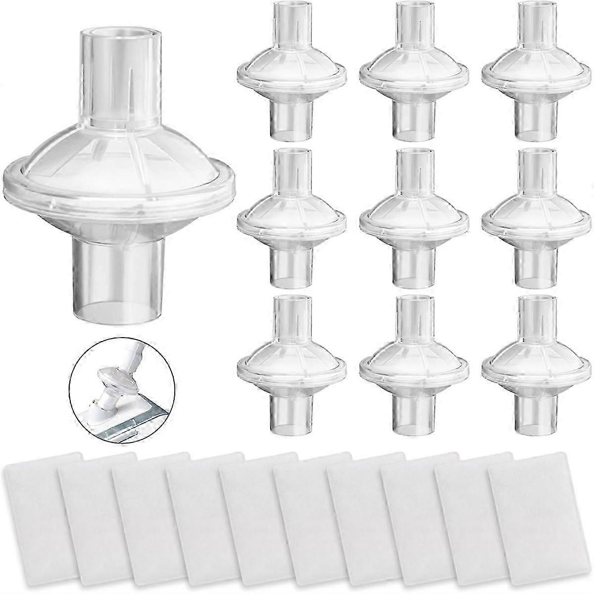 20PCS CPAP Filters Kit, Universal CPAP Inline Filter and Disposable Replacement Filters for AirCurve