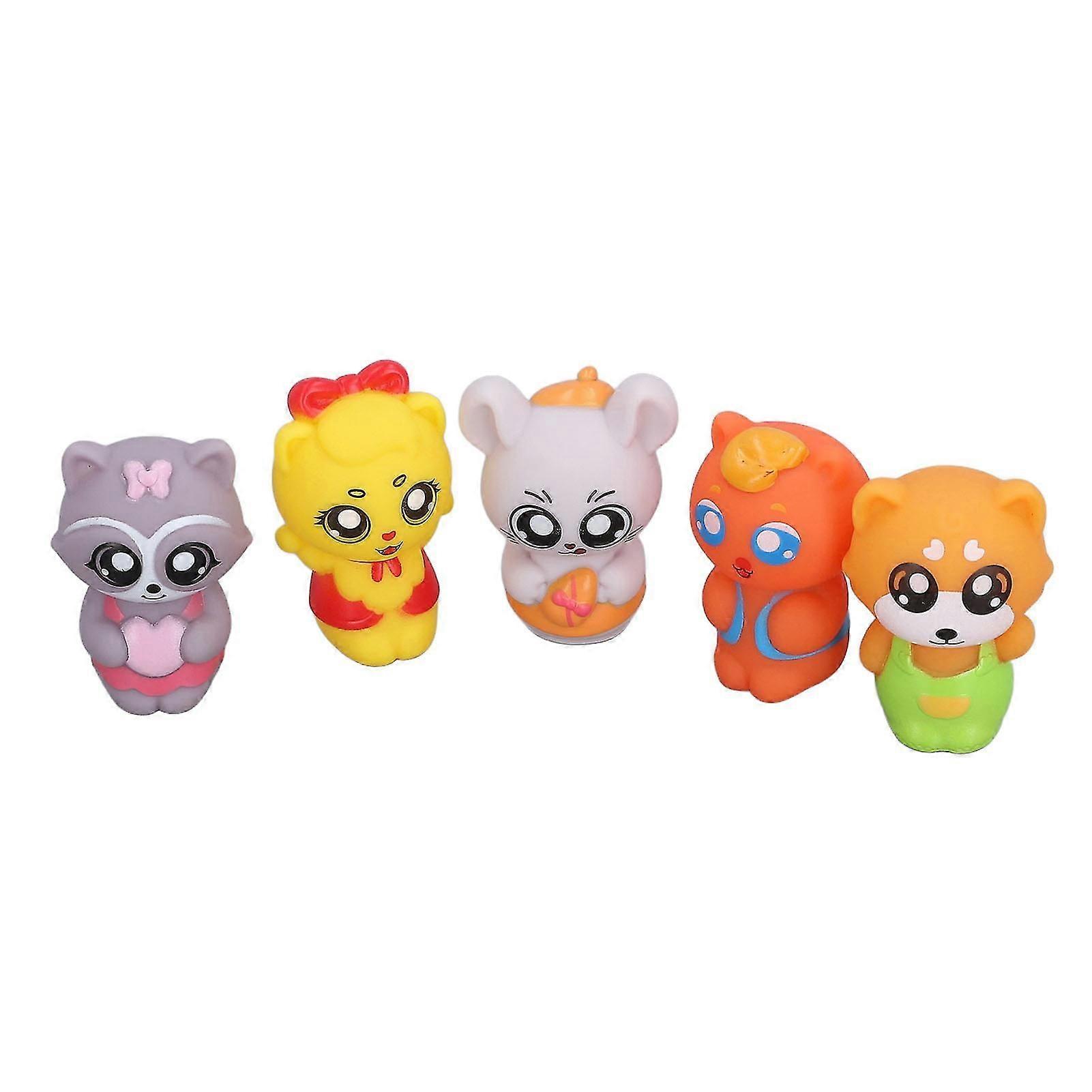 Animals Finger Puppet Set for Interactive Storytelling and Bedtime Play