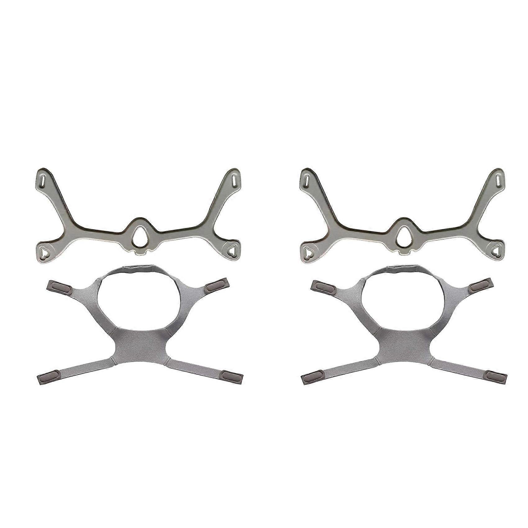 2X Headgear and Fabric Frame for Wisp Nasal Mask, Replacement Frame and CPAP Headgear for WP, Standard Size