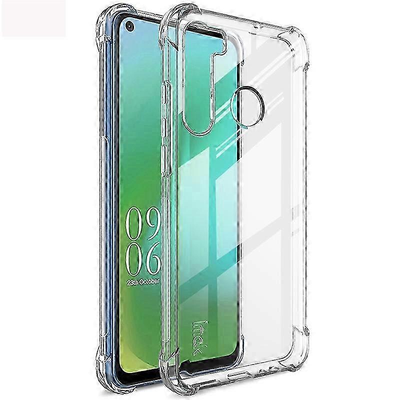 HTC Desire 20 Pro IMAK Shockproof Airbag TPU Case with Screen Protector
