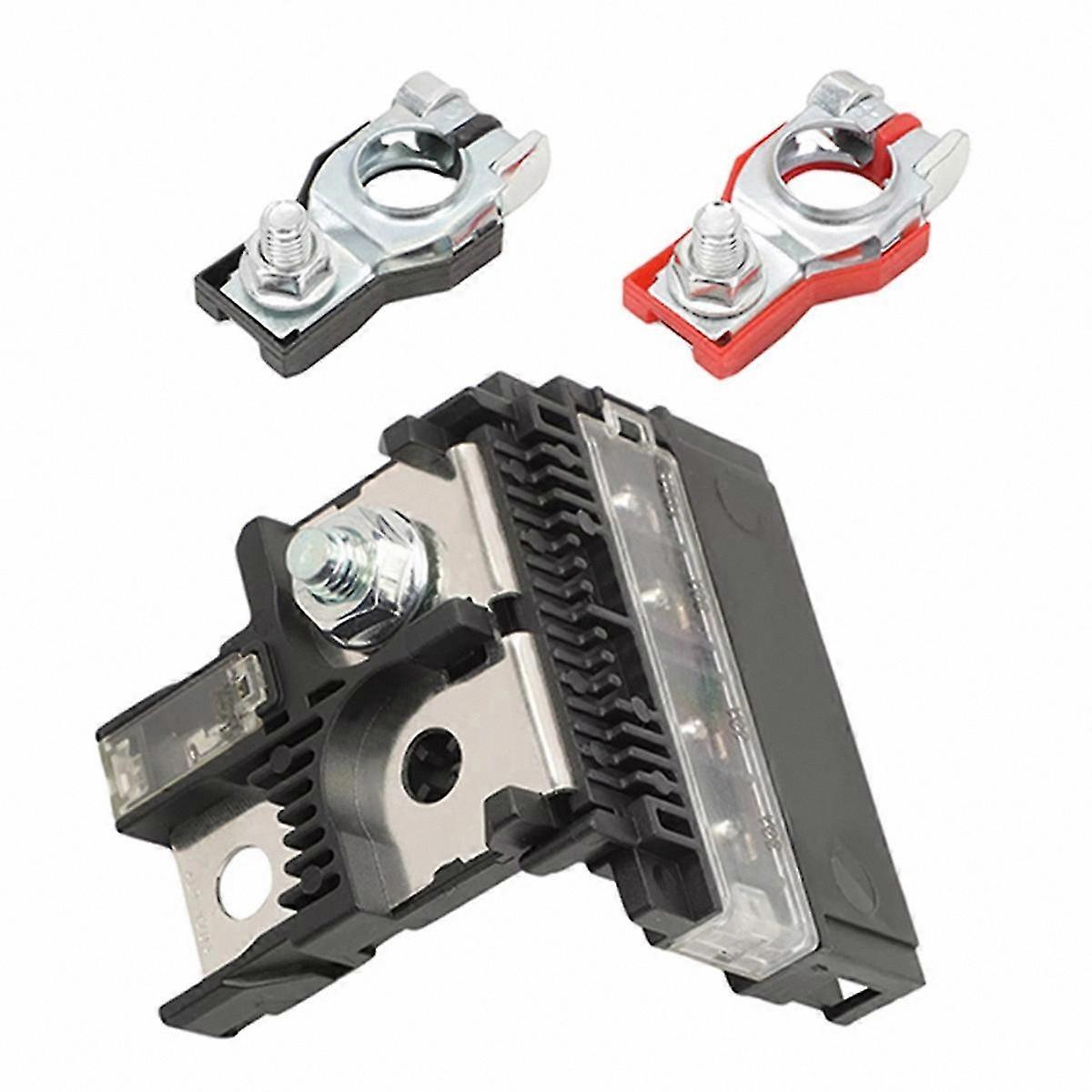 Battery Fuse Box with Positive Terminal Clamp for Electrical Protection