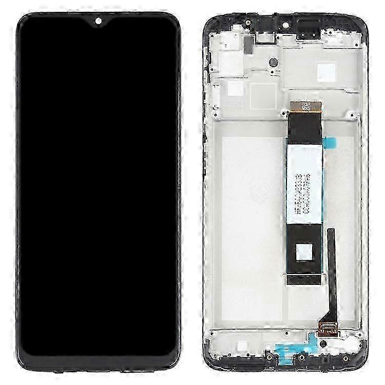 Compatible For Xiaomi Poco M3 / Redmi Note 9 4G (Qualcomm) / Redmi 9T Grade C LCD Screen and Digitizer Assembly + Frame Replace Pa