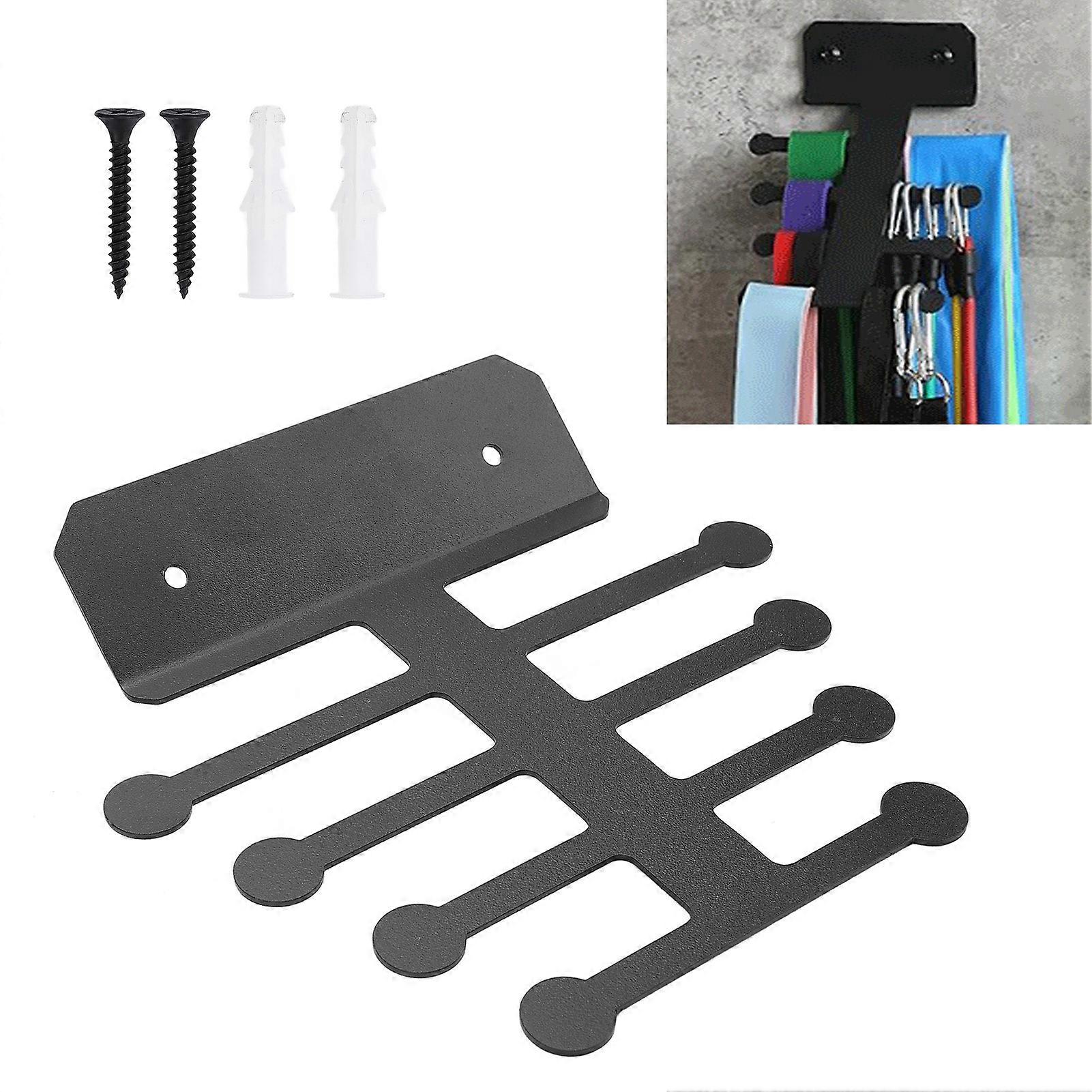 Resistant Rack Band Storage Hanger Pull Up Bands Storage Rack for Jump Ropes Lifting Belts 