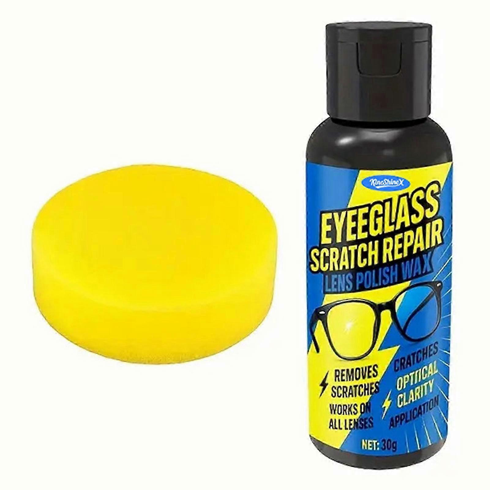 Lens Scratch Remover Spray High Concentration Glasses Cleaner Spray for Enhancing Visual Clarity