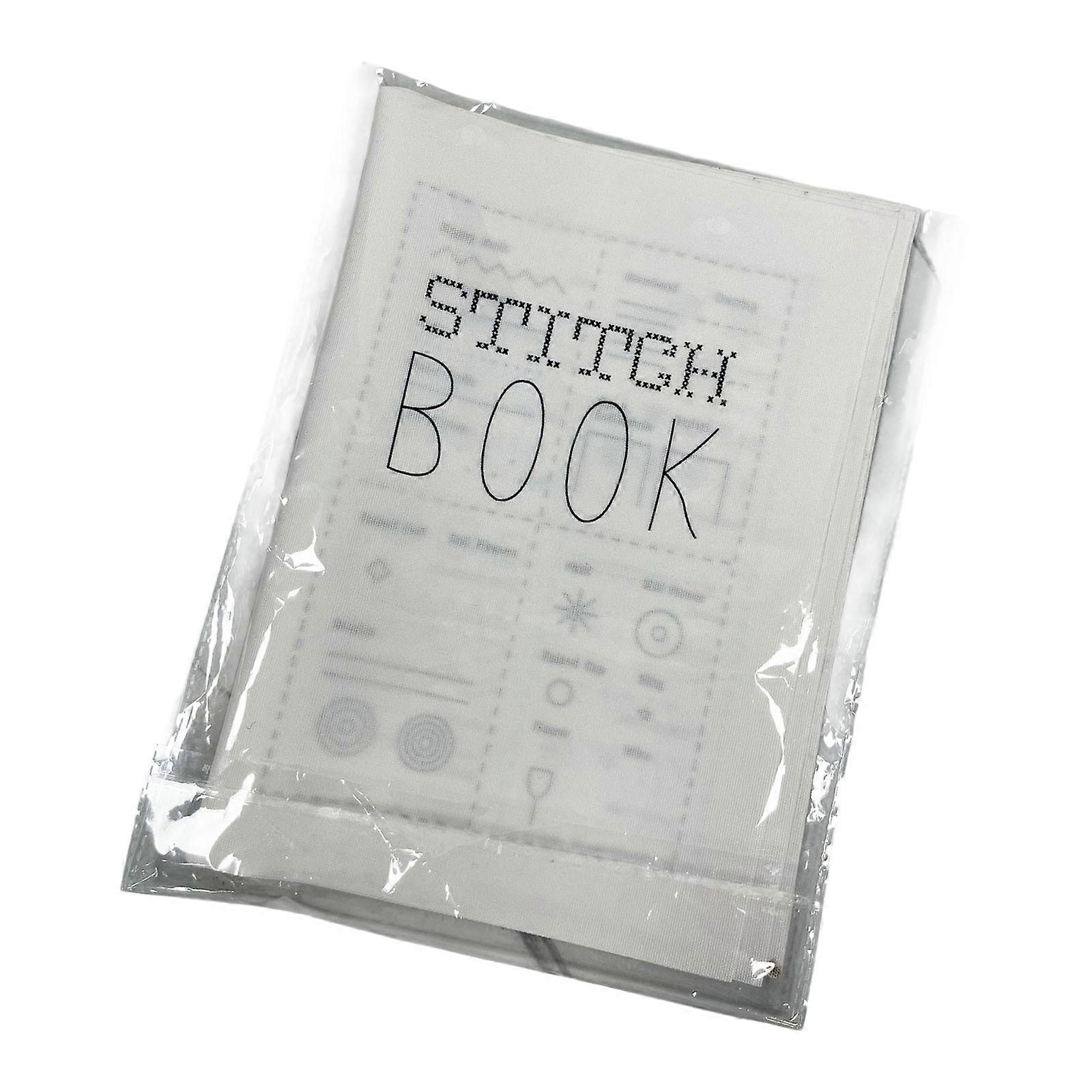 Natural Cotton Linen Stitching Workbook Customizable Page Sewing Projects Tutorials Sturdy Binding Structure Multicolor