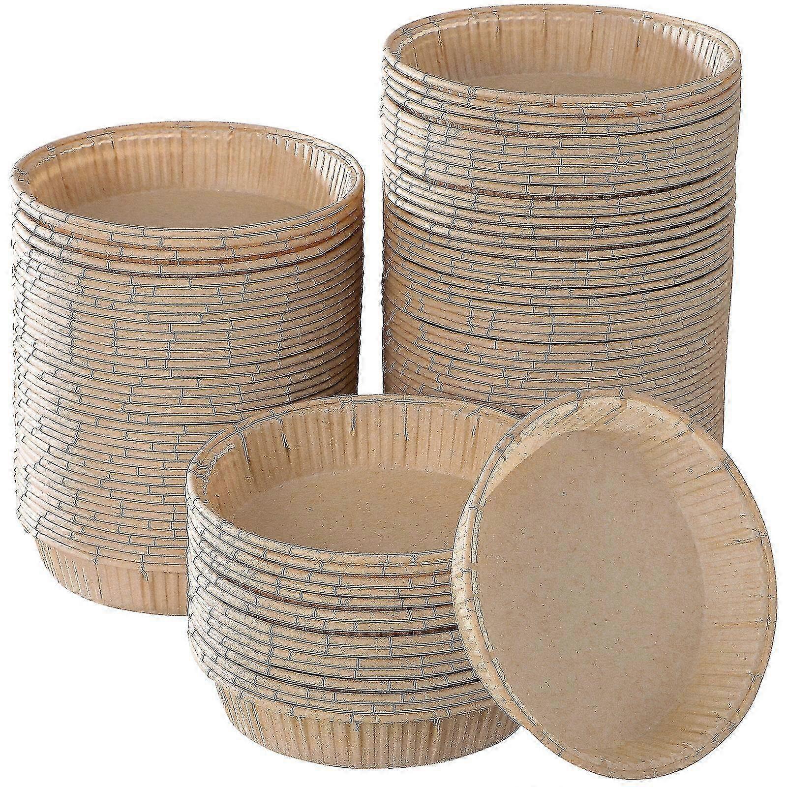 Round bottom tart pans for baking - 100pcs mini oven safe pans