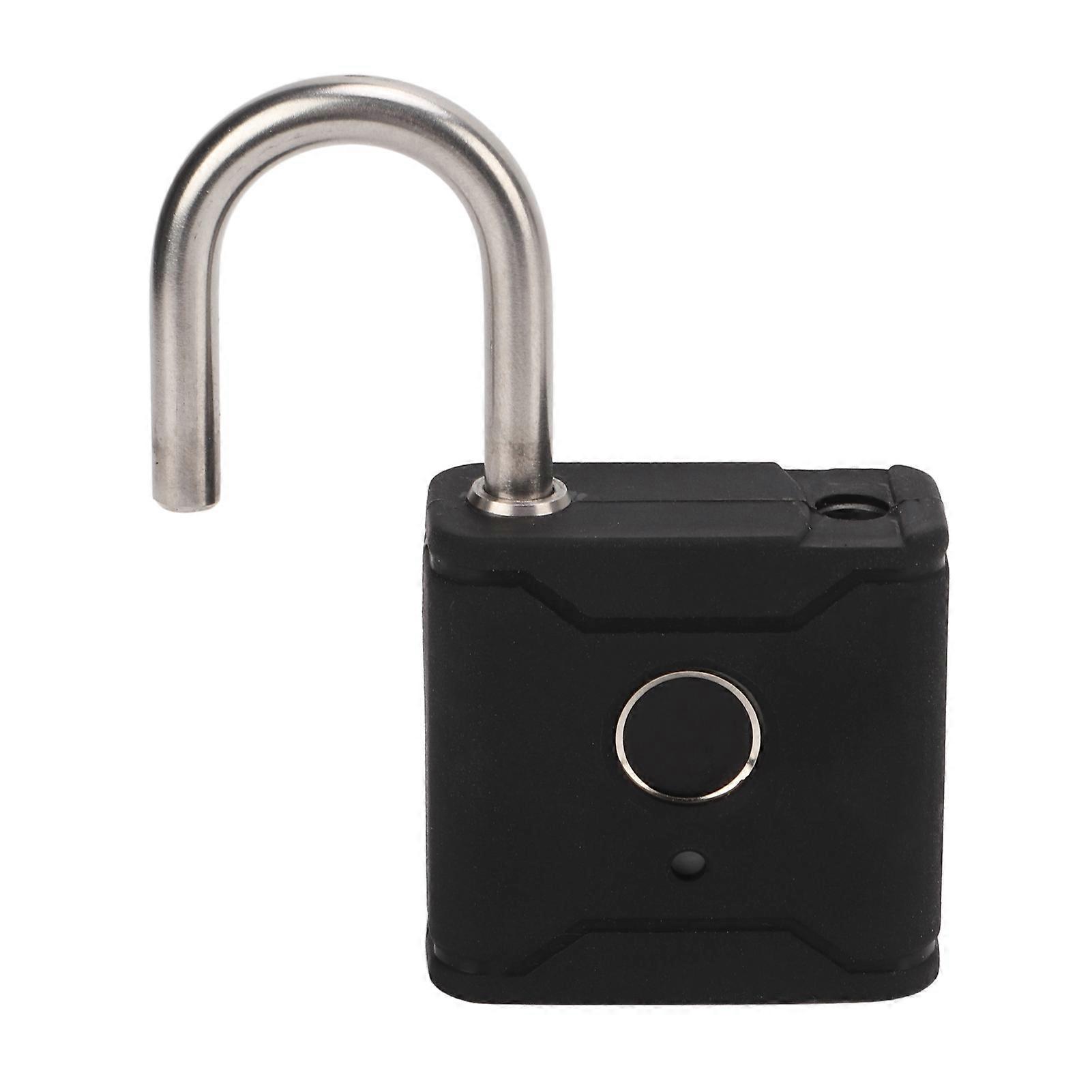 Intelligent Fingerprint Padlock Bluetooth APP Remote Control Waterproof USB Charging for Warehouse for TUYA