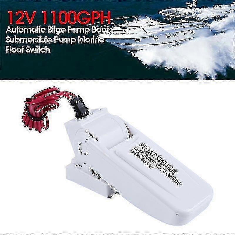 海洋使用のための防水12Vビルジポンプ - 1100GPH自動水中ボートポンプ