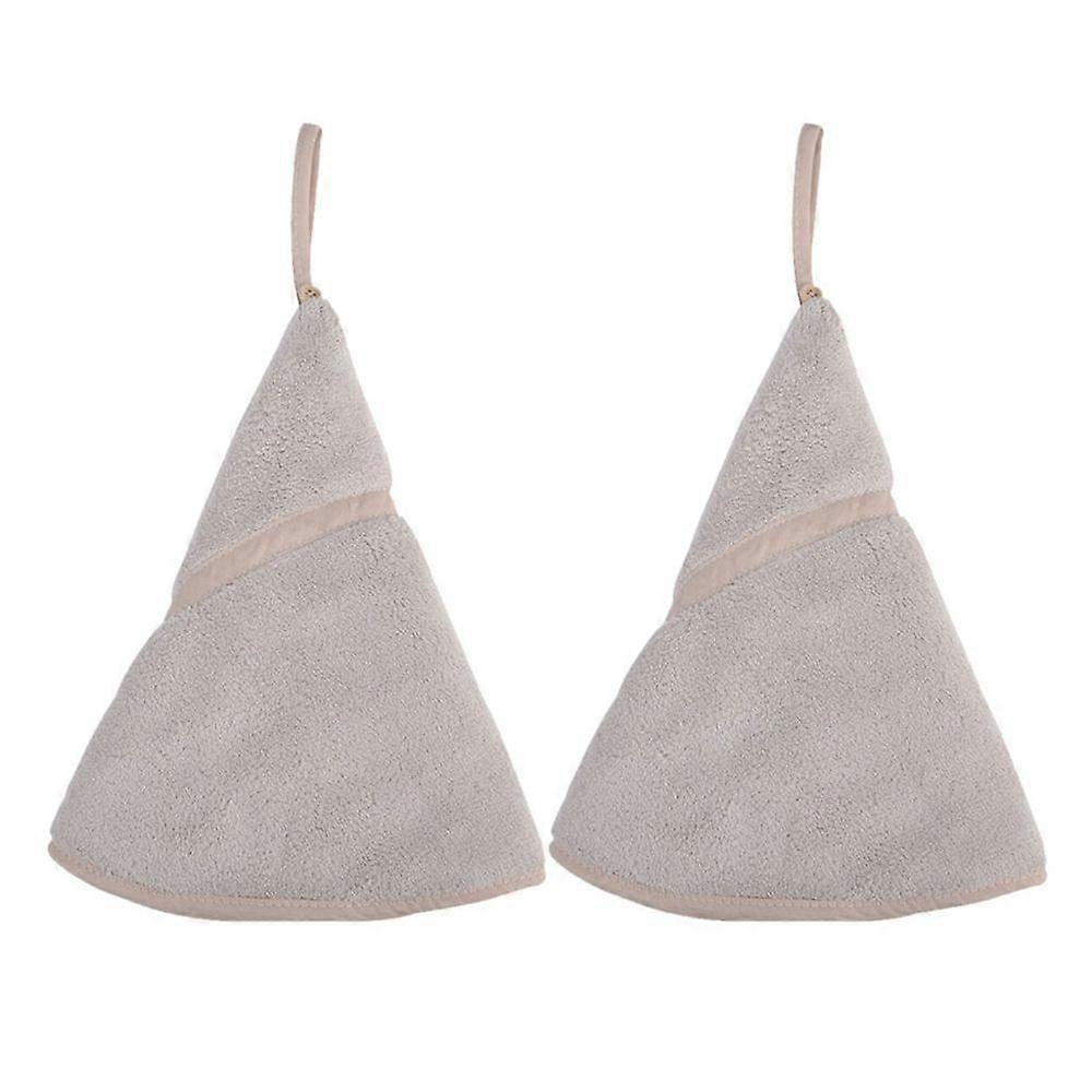 2x Soft Cotton Hand Face Bath Towel Quick Drying Highly Absorbent Washcloth