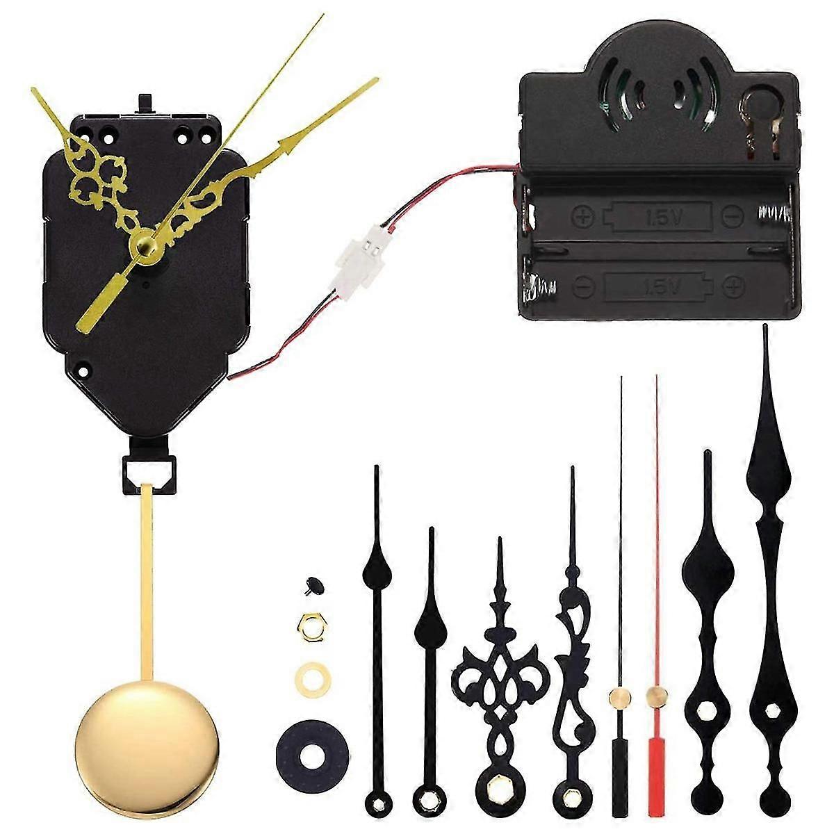 Kvarts Pendel Trigger Clock Movement Chime Music Box Completer DIY väggmekanism reparation delar wi (haoyi