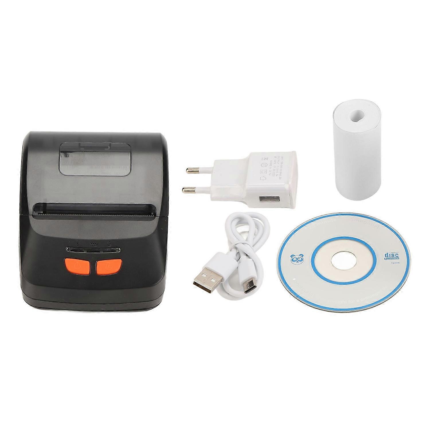 Thermal Printer Wireless Portable TYPE C Interface Visible Window Fast Printing Ticket Printer for S