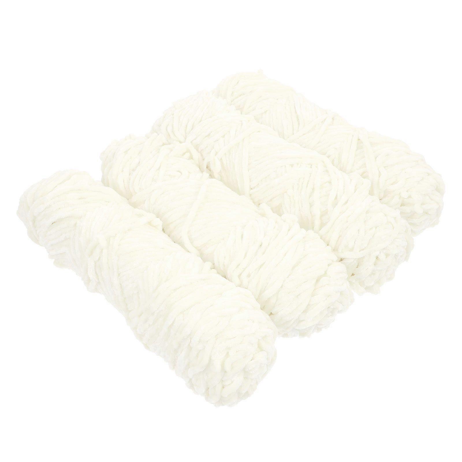 4pcs Hand Knitting Wool DIY Scarf Material Hat Weaving Thread Material