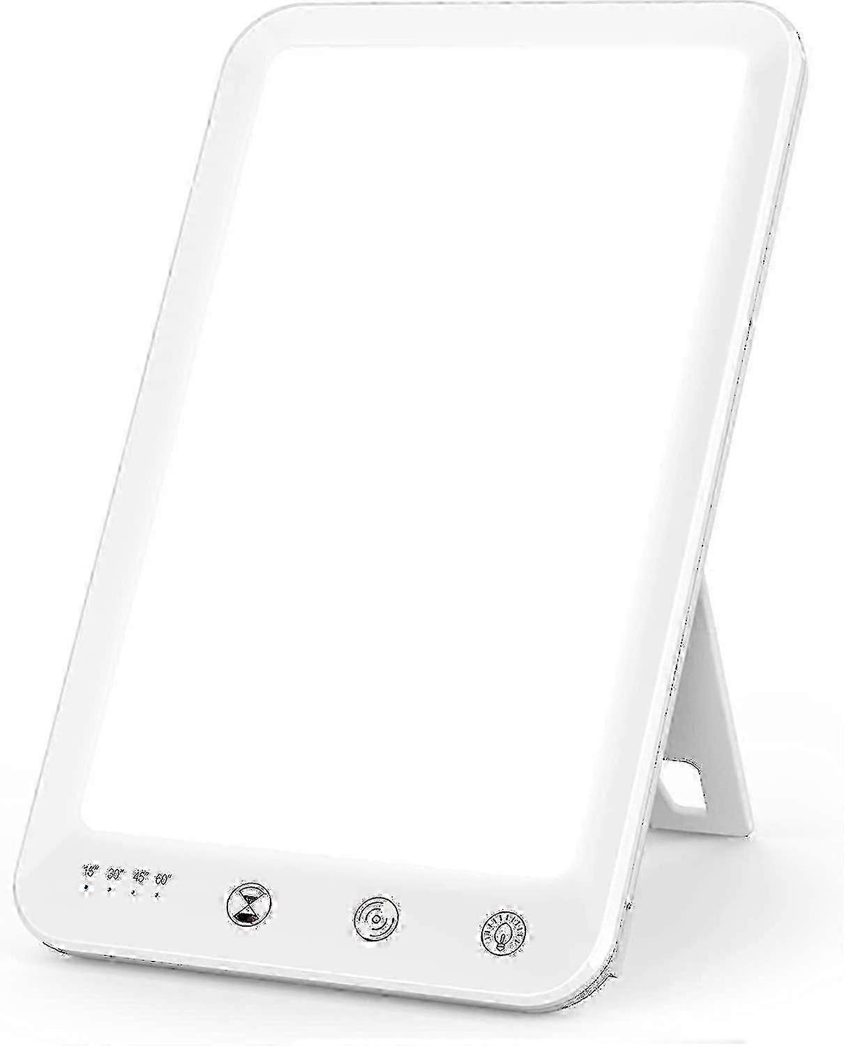 Happy Light Full Spectrum, Uv-free Full 10000 Lux Sun Lamp, Adjustable Brightness&colors, 4 Timers, Memory Function, Rotatable Bracket, Touch Control