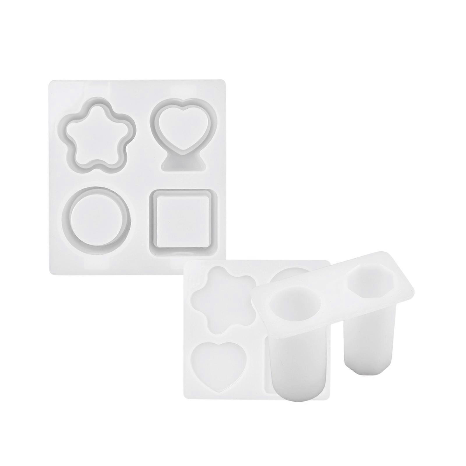 Artistics Flexible Silicone Keychain Mould With Liquid Motion Effect Compatibility Portable for Craft Enthusiasts Multicolor