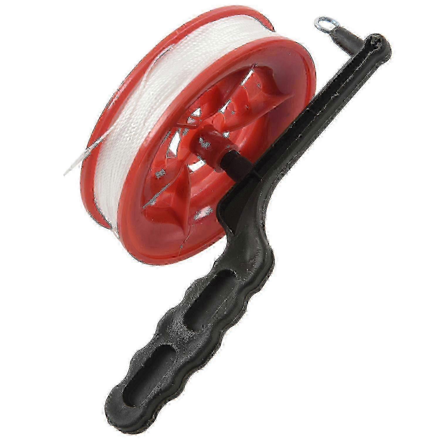 Red Wheel Kite Reel Winder with 100m Twisted String Line
