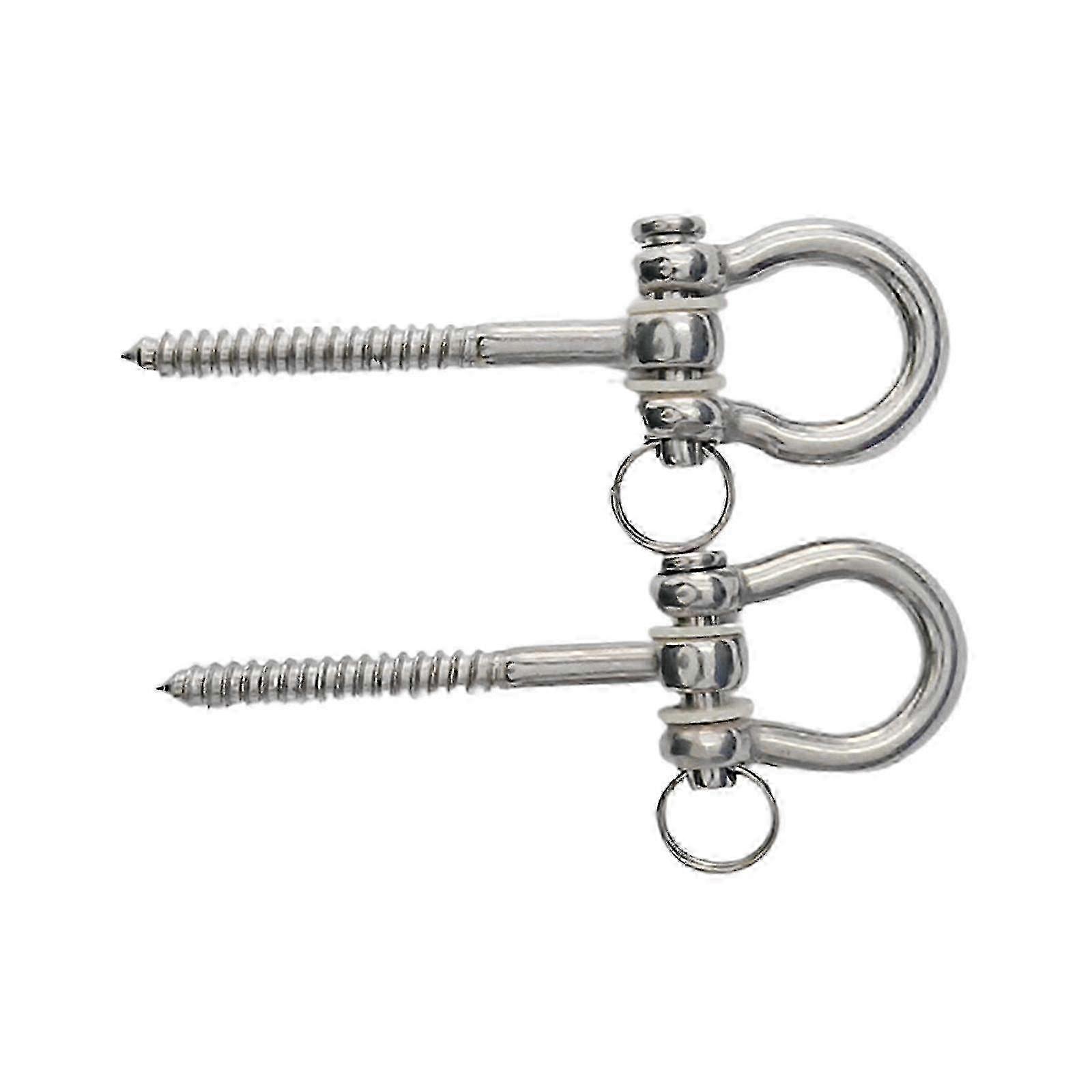 Rust-Resistant Hardware for 2-Piece Swing Sets Suitable for Playgrounds and Porch Swings