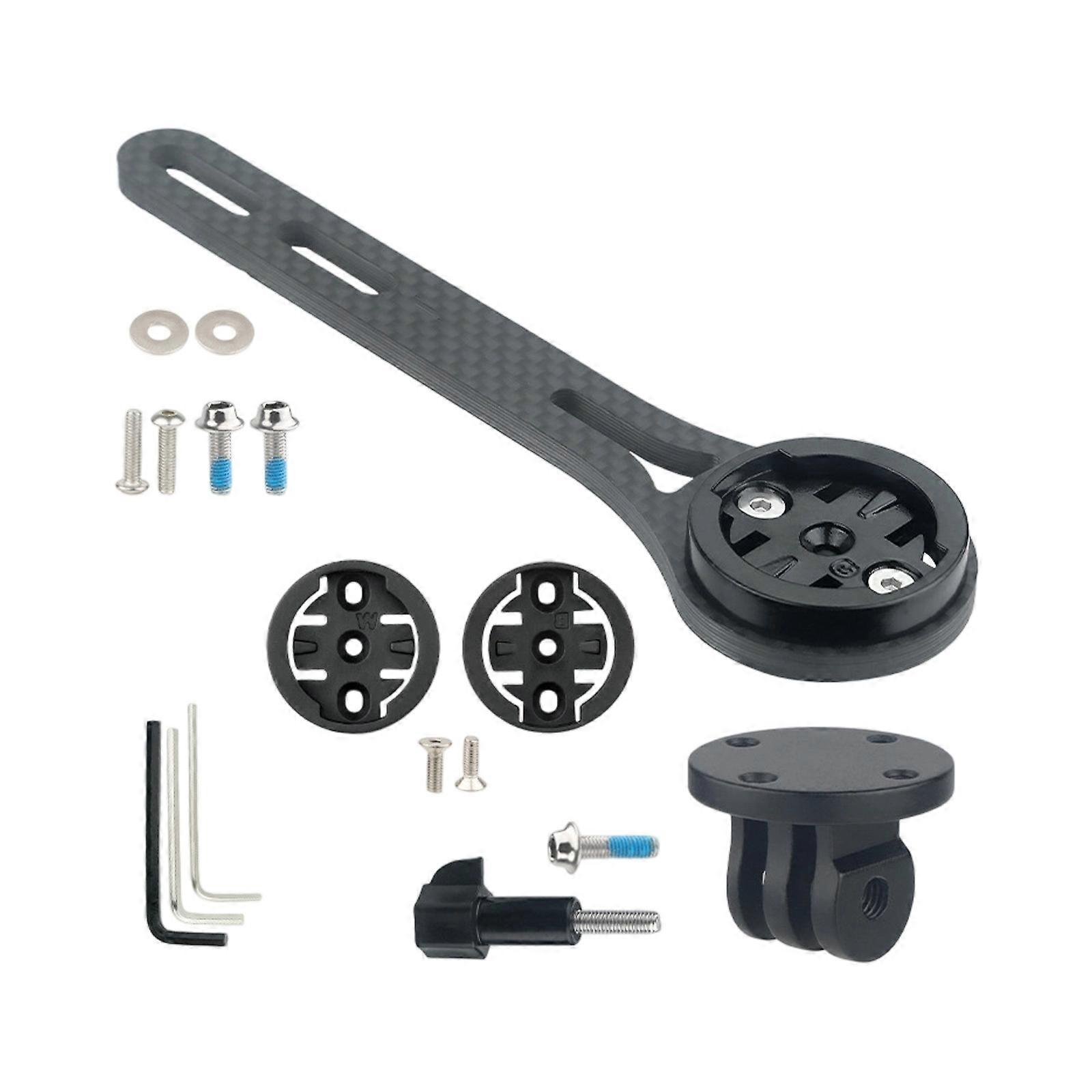 Multipurpose Bicycles Handlebars Mount with Light Cameras Tool Angles Adjustment Stable Bicycles Mounting Brackets Multicolor