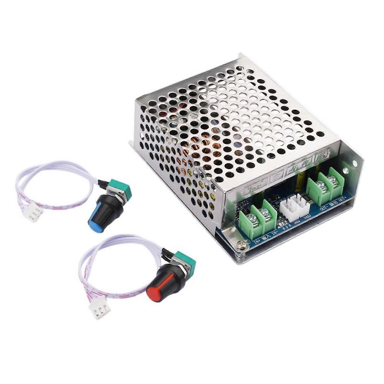 High Power 600W Bucking Converters Board DC12-80V Input to 2.5V-50V Output 20A Adjustable Voltages Regulator Module Multicolor