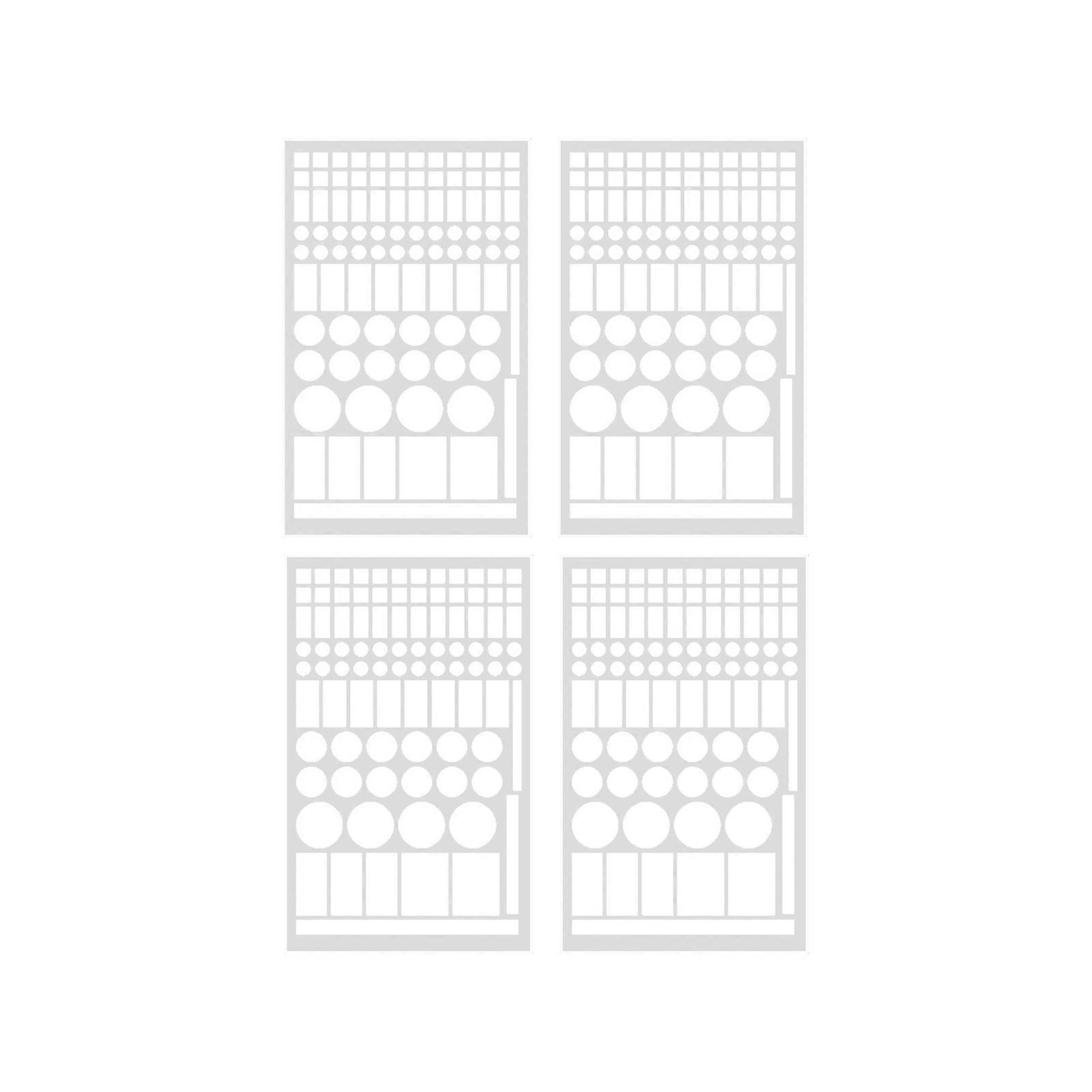 4 Sheets Light Blocking Sticker For LED Indicators On AC TV Computer Screens Adhesive Blackouts Dimming Patches Covers Multicolor