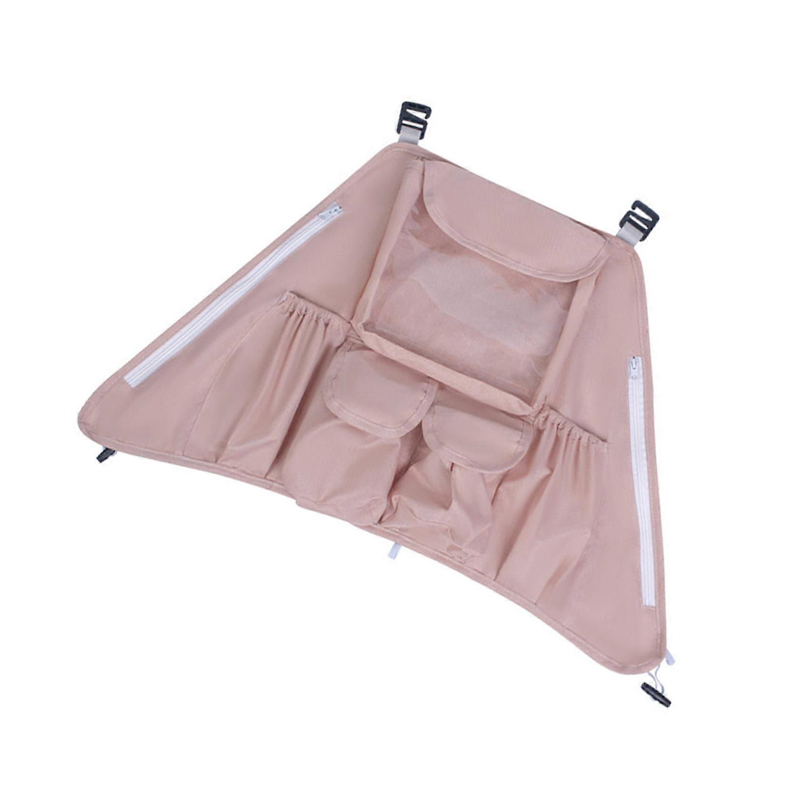 Strollers Organiser Pouch Multipurpose Waterproof Compartments Secure Attachment Bag For Parenting Essential Multicolor