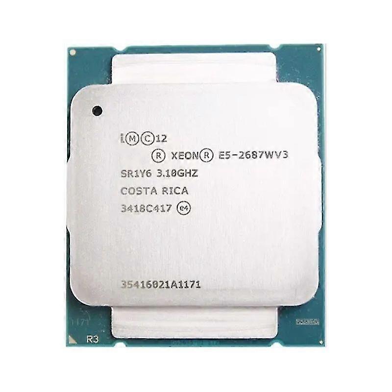 25-26 Xeon E5-2687WV3 CPU - Socket LGA 2011-3 12 Cores 24 Threads 3.1GHz 30MB L3 Cache 160W.