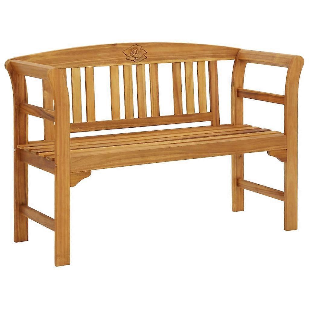 Garden bench 114 cm solid wood acacia